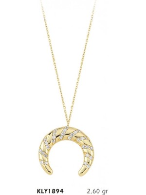 Harem Altın 14 Ayar Altın Hilal Kolye KLY1894