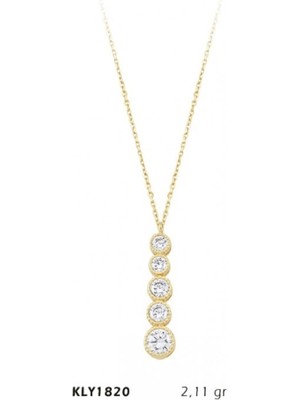 Harem Altın 14 Ayar Altın Beştaş Kolye KLY1820