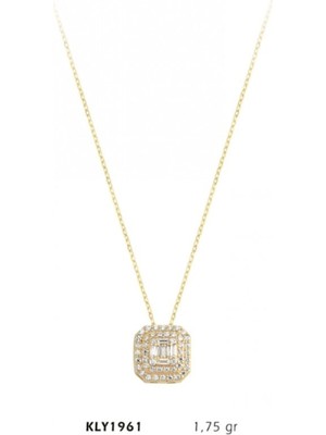 Harem Altın 14 Ayar Altın Baget Kolye KLY1961