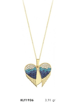 Harem Altın 14 Ayar Altın Açılır Kapanır Melek Kanadı Kolye KLY1936