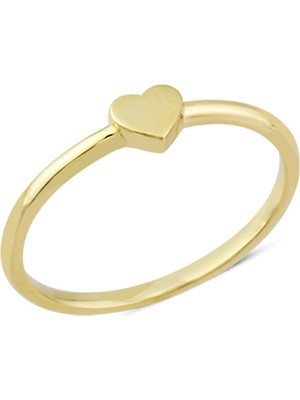 Harem Altın 14 Ayar Altın Kalp Yüzük YZK167