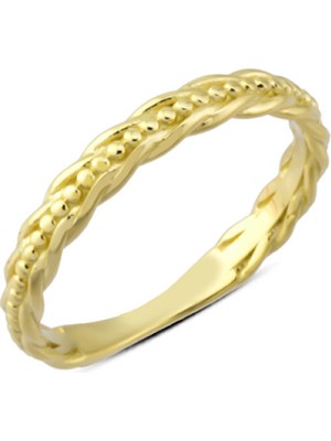 Harem Altın 14 Ayar Altın Taşsız Ortası Toplu Yüzük YZK205