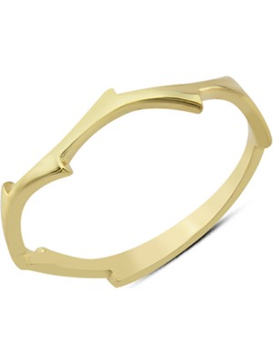 Harem Altın 14 Ayar Altın Taşsız Dal Yüzük YZK265