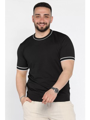 Mishar İtalia Bisiklet Yaka Erkek Triko Tişört P-00015864