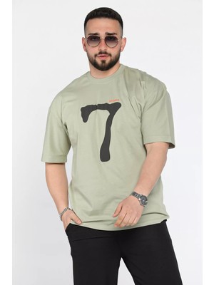 Mishar İtalia Kol Katlamalı Baskılı Erkek Tişört P-00015979