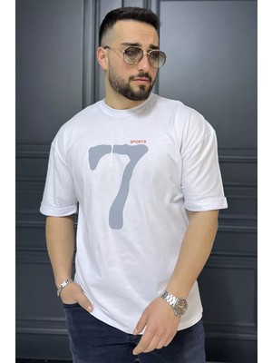 Mishar İtalia Kol Katlamalı Baskılı Erkek Tişört P-00015979