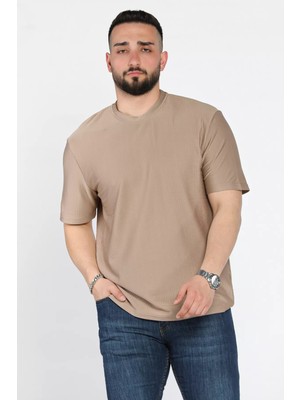 Mishar İtalia Kendinden Desenli Bisiklet Yaka Erkek Tişört P-00015985