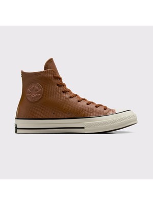 Converse Chuck 70 Unisex Kahverengi Deri Sneaker.203
