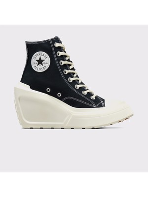 Converse Chuck 70 De Luxe Wedge Unisex Siyah Platform Sneaker.001