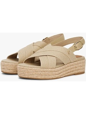 Tommy Hilfiger Denım Espadrılle Platform Sandal
