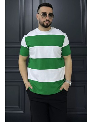 Mishar İtalia Bisiklet Yaka Parçalı Erkek Tişört P-00015843