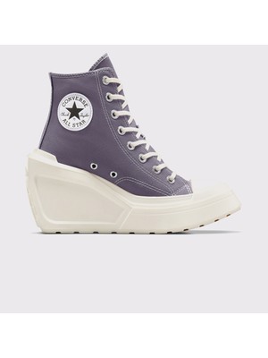 Converse Chuck 70 De Luxe Wedge Unisex Mor Platform Sneaker.063