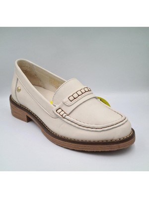 Mammamia D25YA-3260 Kadın Deri Loafer Ayakkabı