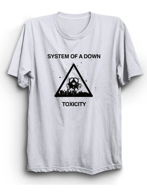 System Of A Down, Toxicity, Rock Metal Müzik Grubu Baskılı %100 Pamuk Tişört
