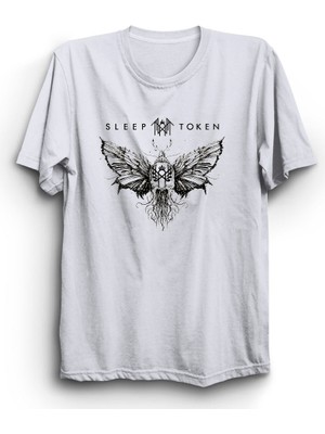 Sleep Token, Moth Design, Rock Metal Müzik Grubu %100 Pamuk Tişört