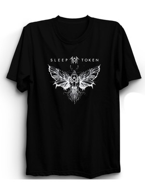 Sleep Token, Moth Design, Rock Metal Müzik Grubu %100 Pamuk Tişört