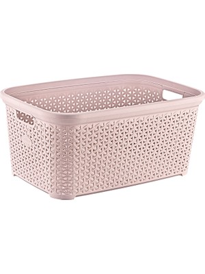 Hobby Life Rattan Köşeli Sele  (Çamaşır Sepeti) 50 L