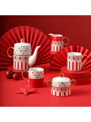 Hollie Yılbaşı 15 Parça Çay ve Kahve Seti