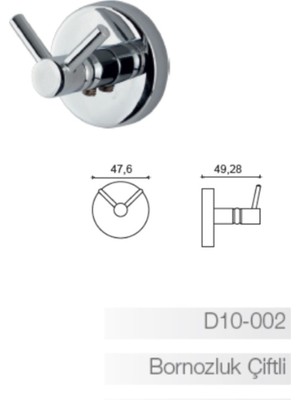 Dilek Serisi Çiftli Bornozluk (10 Yıl Garanti)