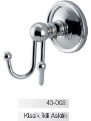 Bella Ikili Askılık Klasik (10 Yıl Paslanmaz Garantili)