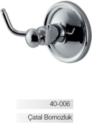 Bella Ikili Çatal Bornozluk (10 Yıl Paslanmaz Garantili)