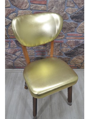 Kılıfteks Elma Sandalye Kılıfı Altın Varak