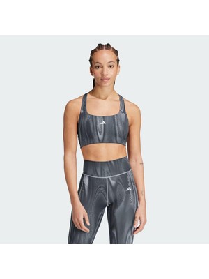 adidas Powerimpact Training Medium-Support 3-Stripes Kadın Büstiyer