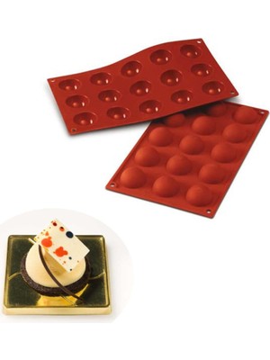 Yarım Küre Silikon Kalıp Çok Renkli ECMELNM360