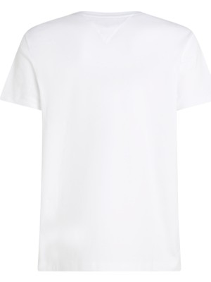 Hılfıger Arch Pocket Tee Erkek Beyaz T-Shirt - MW0MW38623