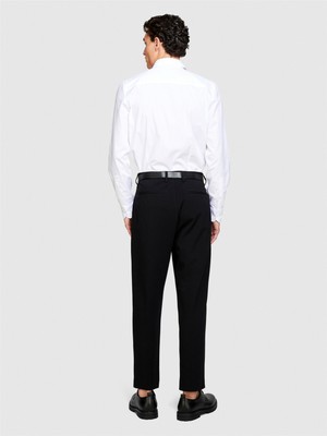 Sisley Sisley   Slim Fit Esnek Koton Gömlek Erkek Beyaz Gömlek - 323A5CNX5QL19