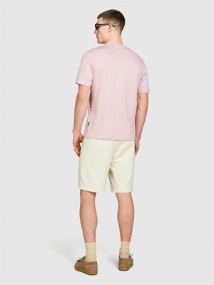 %100 Pamuk Önü Baskılı Bisiklet Yaka T-Shirt Erkek Mix T-Shirt - 324P3I1XS103J