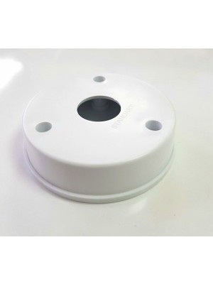 Koodmax - 10 Adet Plastik Güvenlik Kamera Montaj Kutusu - Yuvarlak Standart Model + Taban Dahil