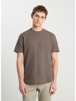 Wrangler Bisiklet Yaka Haki Erkek T-Shirt W2510718801 Haki T-Shirt