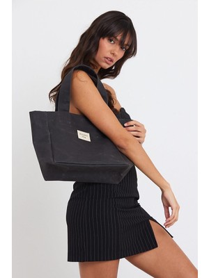 Dark Mumlu Kanvas Su Geçirmez Kadın Omuz ve El Çantası Lise ve Üniversite Okul Çantası(En:28 Boy:25