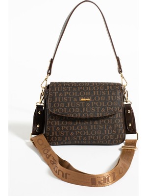 Kahverengi 2 Bölmeli Omuz Çantası 2197