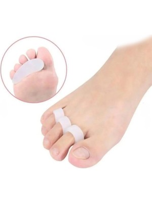 Sprenda Ayak Çekiç Parmak 3 Parmağa Geçen Çekiç Koruyucu Makaralı 1 Çift Silikon Yastıklı