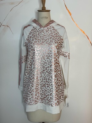 Leopar Baskılı Sweatshırt