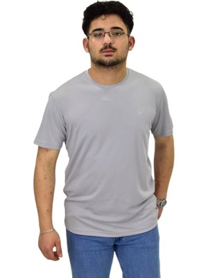 Erkek Sıfıryaka Düz Merserize Tişört T6034 BGL-ST04527