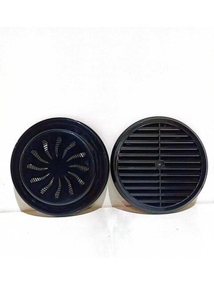 Siyah Aç-Kapa | Kapaklı Cam/balkon Menfezi | Kapaklı Siyah Menfez | Dönerli | Ayarlı