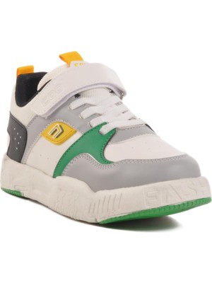 Yeşil Cırtlı Erkek Çocuk Spor Ayakkabı Prax F