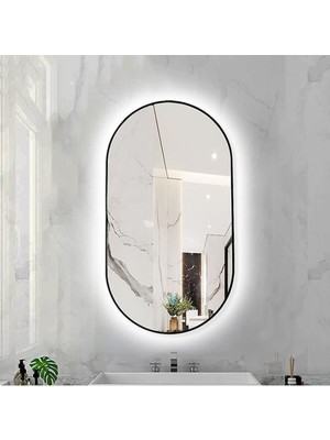 90  cm  Ledli Banyo Aynası-Konsol Makyaj Aynası
