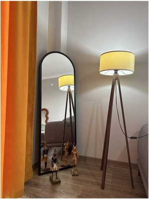 Ahşap Çerçeveli Boy Aynası 6- Renk Seçilebilir - 180 x 60  cm