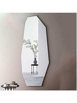 80  cm  Asimetrik Duvar Dekorasyon Aynası - Konsol Üstü Salon Dekorasyon AYNASI-793
