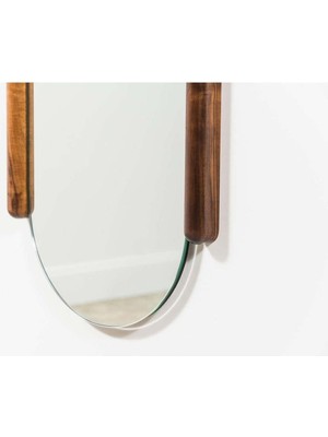 200  cm  Dekoratif Özel Üretim Duvar Boy Aynası-Doğal Ahşap Masif ÇERÇEVELI(ÖZELLEŞTIRILEBILIR)-320