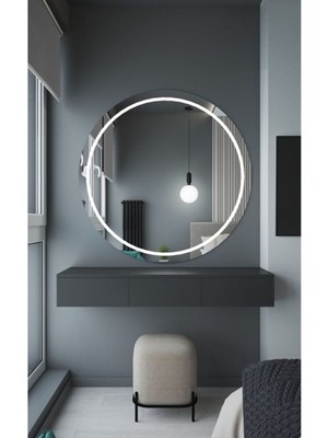 100  cm  Ledli Banyo Aynası-Konsol Makyaj Aynası