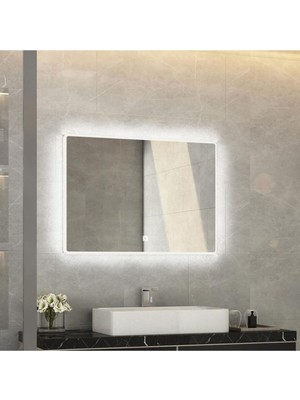 100  cm  Ledli Banyo Aynası-Konsol Makyaj Aynası