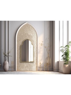 180  cm  Dekoratif Duvar Boy Aynası