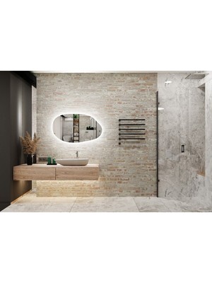 100  cm  Ledli Banyo Aynası