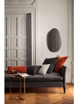 110  cm  Asimetrik Duvar Dekorasyon Aynası - Konsol Üstü Salon Dekorasyon AYNASI-973