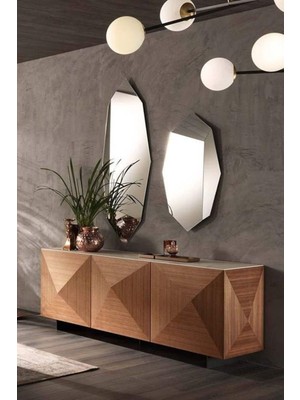 120  cm  Tasarım Duvar Dekorasyon Aynası - Konsol Üstü Salon Dekorasyon Aynası(Tek FIYATIDIR)-958